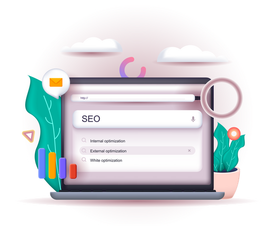 SEO optimization  Illustration