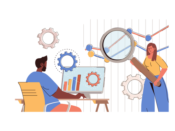 Seo optimization  Illustration