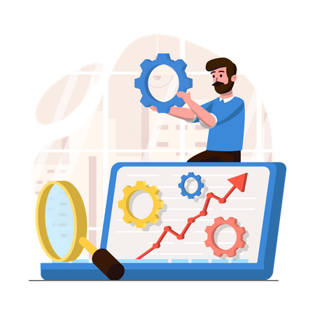 Seo optimization  Illustration