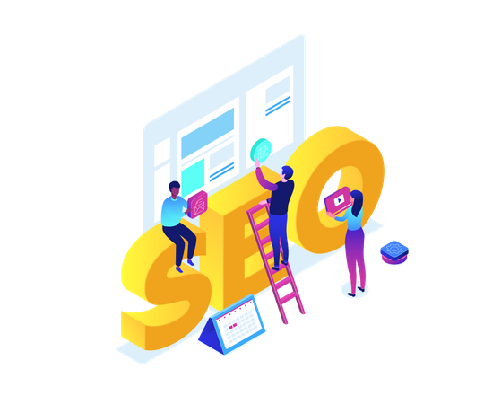 Seo optimization  Illustration