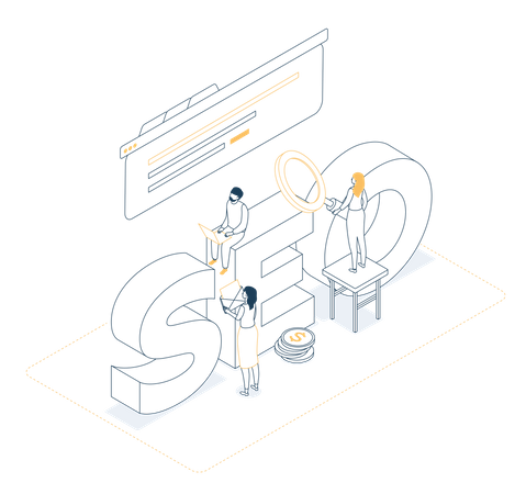 Seo optimization  Illustration