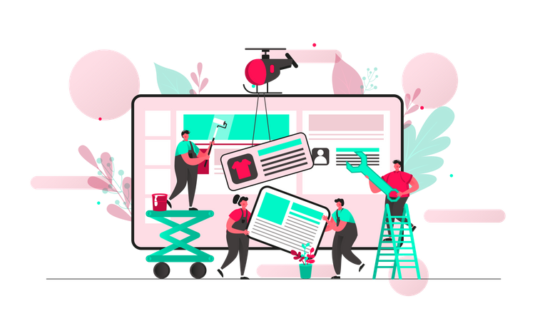 SEO optimization  Illustration