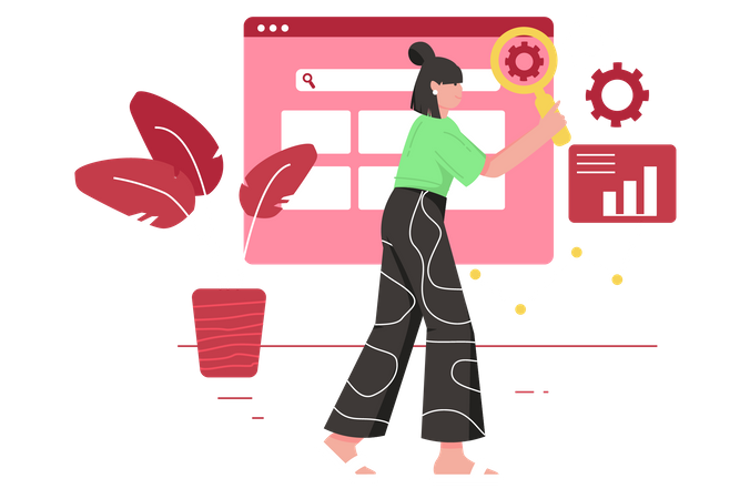 Seo optimization  Illustration