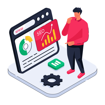 Seo Optimization  Illustration