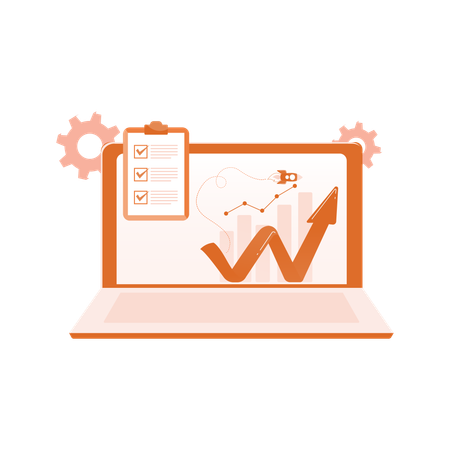 Seo performance tracking  Illustration