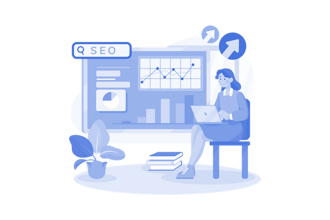 Planificación seo  Ilustración