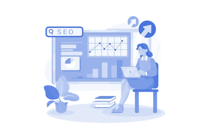 Planificación seo  Ilustración