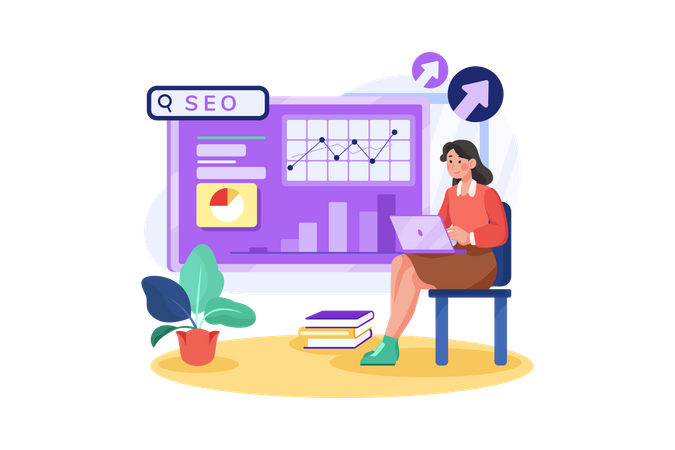 Planificación seo  Ilustración