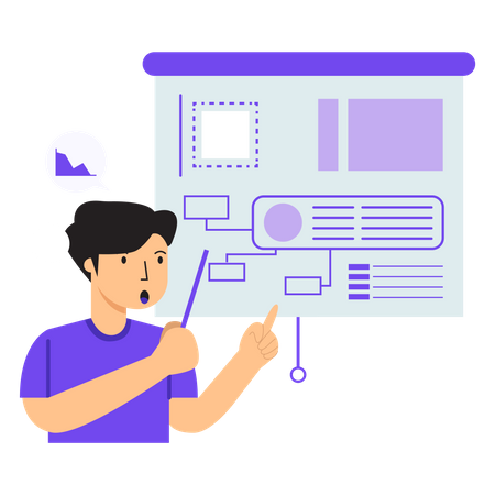 SEO Presentation Website  Illustration
