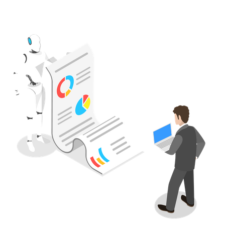 SEO report  Illustration