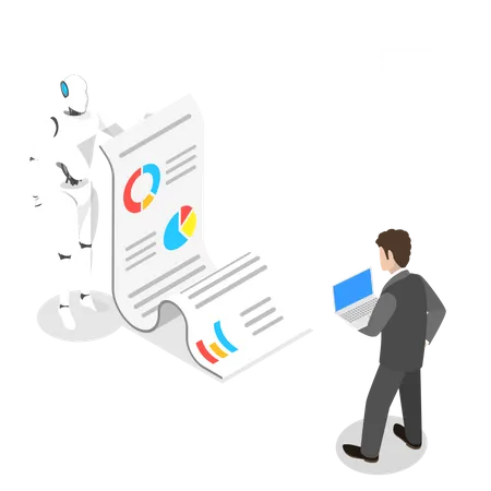 SEO report  Illustration