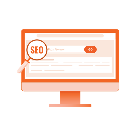 Seo search query  Illustration