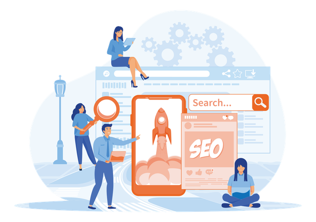 Seo Startup  Illustration