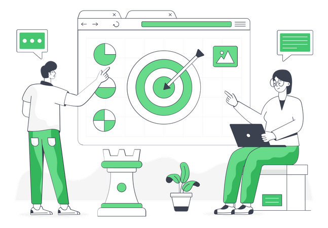 SEO-Strategie  Illustration