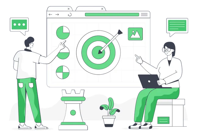 SEO Strategy  Illustration