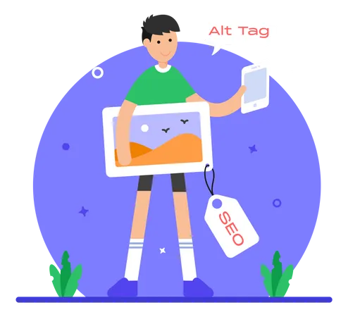 SEO tag  Illustration