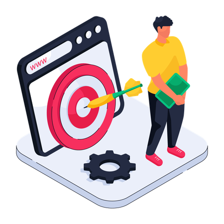 Seo Target  Illustration