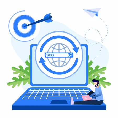 Seo target  Illustration