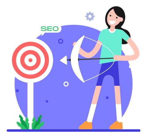 SEO targeting  Illustration