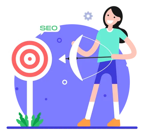 SEO targeting  Illustration