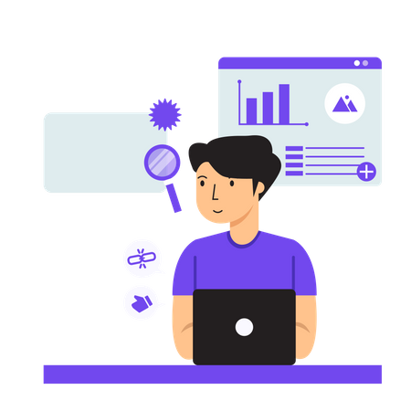 SEO Website  Illustration