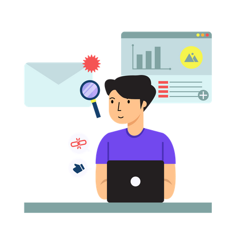 SEO Website  Illustration