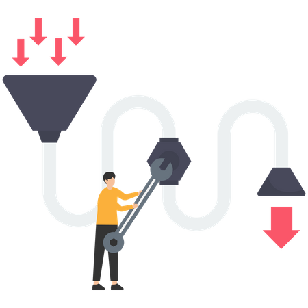 Separating Funnel  Illustration