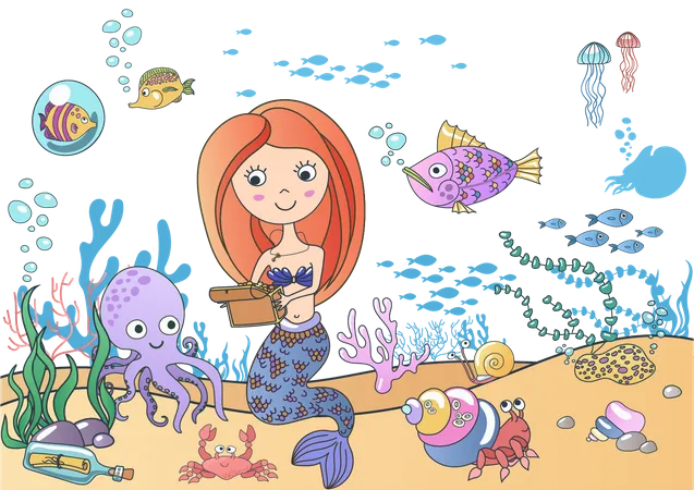 Sereia  Ilustração