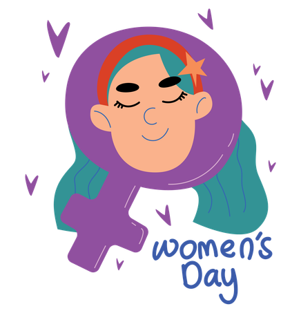 Serene Celebration - Women’s Day  Illustration