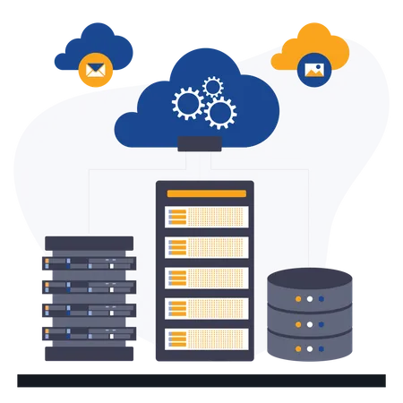 Server and Database Illustration