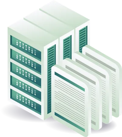 Server database  Illustration