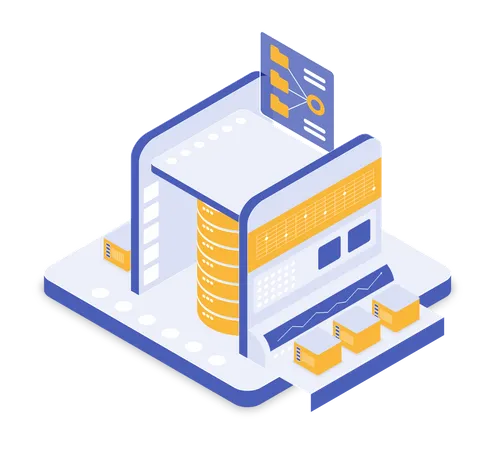 Serverdatenanalyse  Illustration