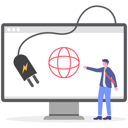Server error  Illustration