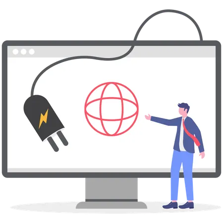 Server error  Illustration