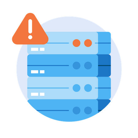Server Error  Illustration