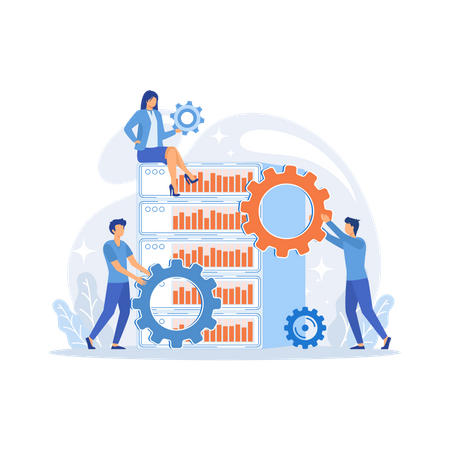 Server hardware maintenance  Illustration