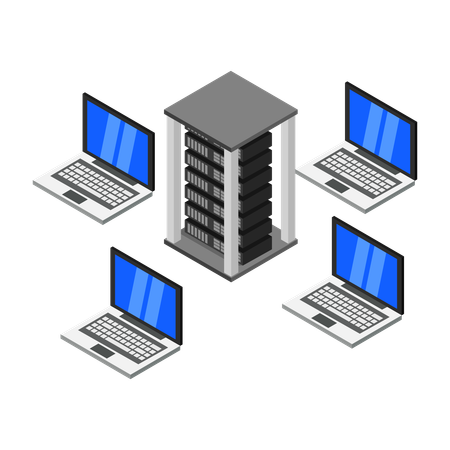 Server  Illustration