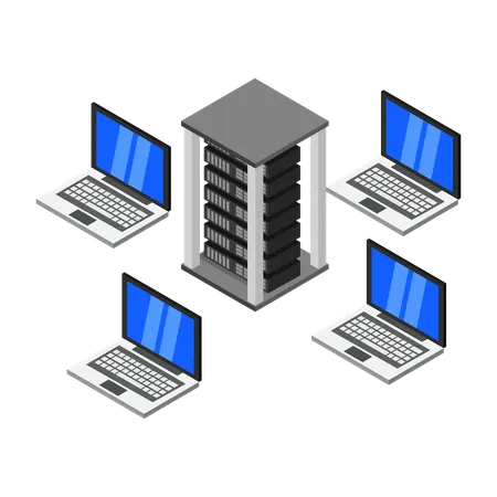 Server  Illustration
