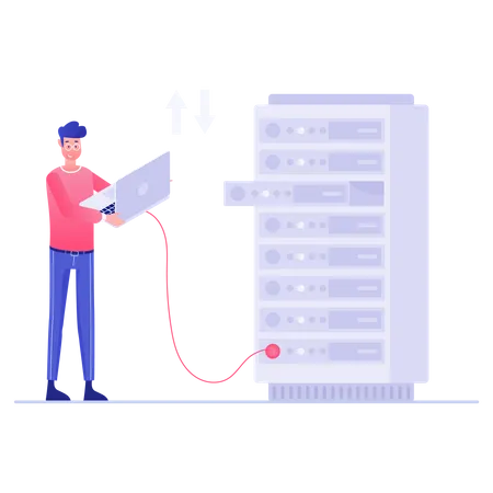 Server manager  Illustration