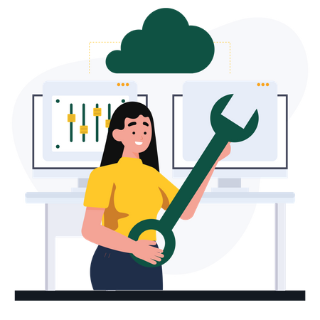 Server monitoring  Illustration