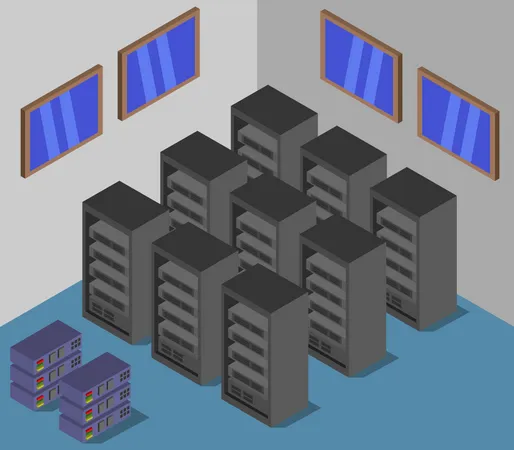 Server room Illustration
