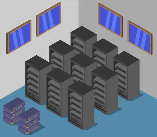 Server room  Illustration