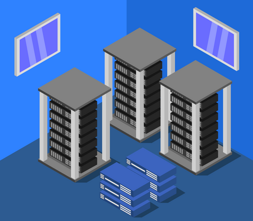 Server room  Illustration