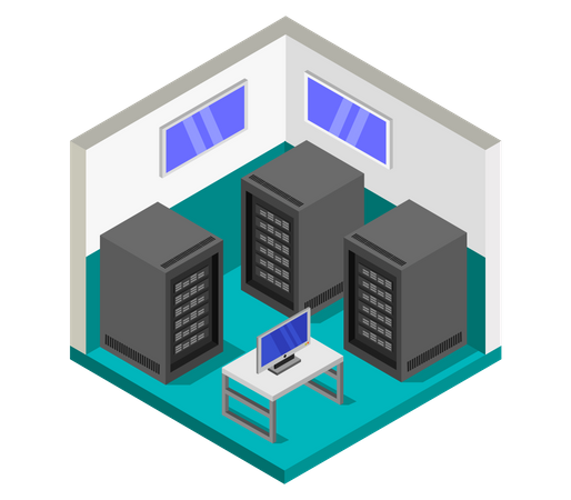 Server room  Illustration