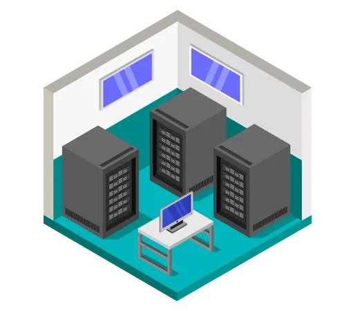 Server room  Illustration