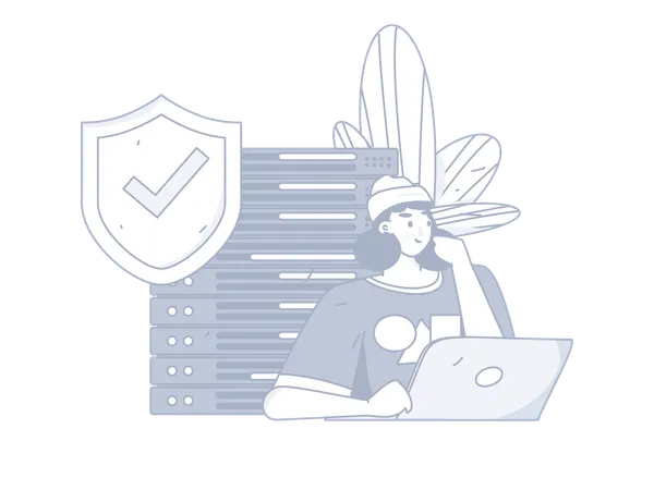 Server security  Illustration