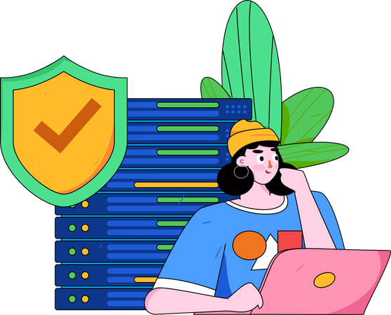 Server security  Illustration