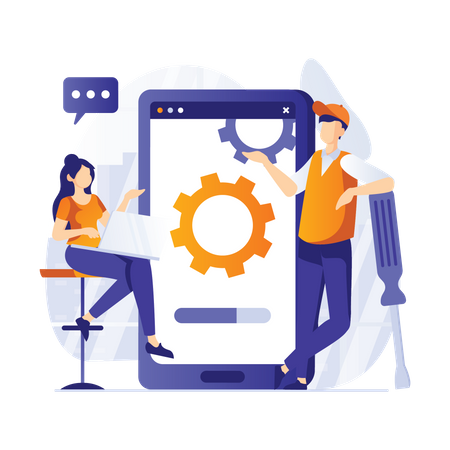 Server Under Maintenance  Illustration