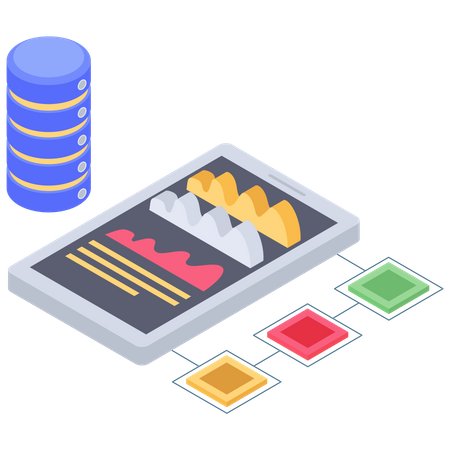 Serverseitige Analyse  Illustration