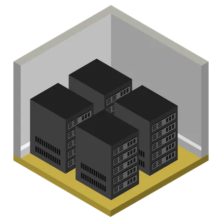 Support de serveur  Illustration